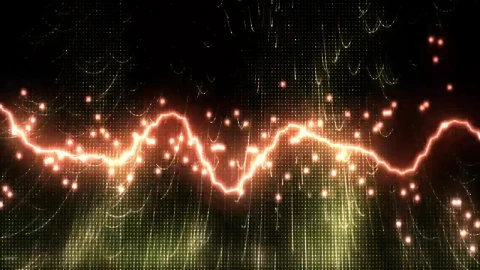 Stock Footage Vibrant Sound Waves Virtual Live Wallpaper - Free Live Wallpaper