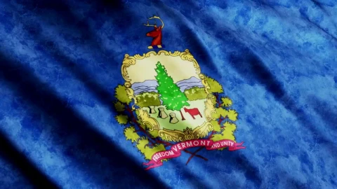 Stock Footage Vermont State Flag D Animation Live Wallpaper - Free Live Wallpaper