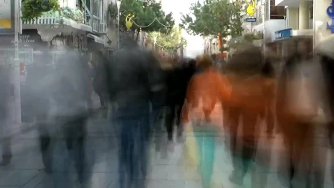 Stock Footage Very Busy Tourist Area Time Lapse Static Shot Live Wallpaper - Free Live Wallpaper