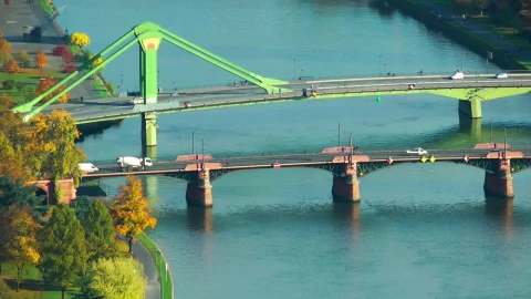 Stock Footage Vehicle Bridges In A Commercial Port Live Wallpaper - Free Live Wallpaper