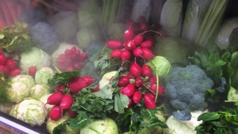 Stock Footage Vegetables In A Freezer Live Wallpaper - Free Live Wallpaper