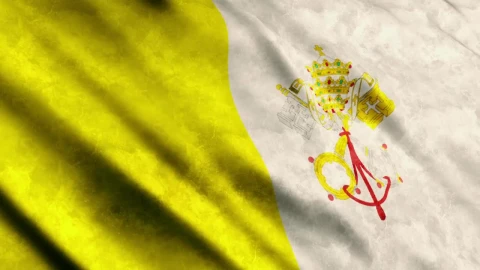 Stock Footage Vatican City Waving Flag Live Wallpaper - Free Live Wallpaper