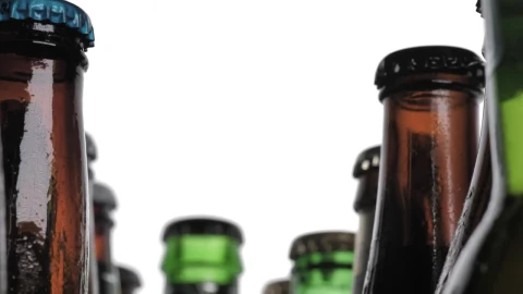 Stock Footage Various Glass Bottles Viewed In Detail Live Wallpaper - Free Live Wallpaper