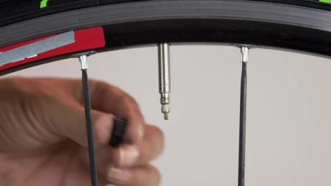 Stock Footage Valve Cap On A Bicycle Wheel Live Wallpaper - Free Live Wallpaper