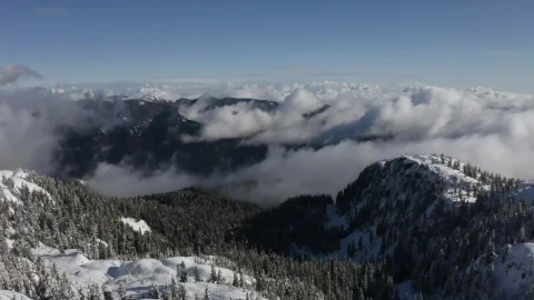 Stock Footage Valley In A Canadian Mountain Range Live Wallpaper - Free Live Wallpaper