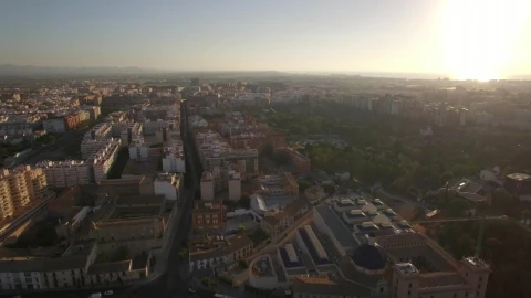 Stock Footage Valencia Just Before Sunset Live Wallpaper - Free Live Wallpaper