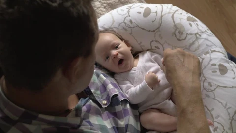 Stock Footage Yawning Newborn Baby Live Wallpaper Free - Free Live Wallpaper