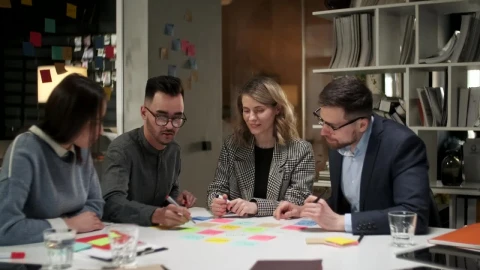 Stock Footage Work Team Planning Meeting Live Wallpaper Free - Free Live Wallpaper
