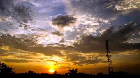 Stock Footage Zooming Towards The Sunset Live Wallpaper Free - Free Live Wallpaper