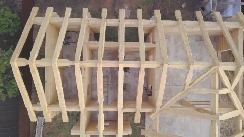 Stock Footage Wooden Frame Of A House Live Wallpaper Free - Free Live Wallpaper