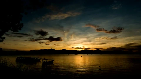 Stock Footage Zooming Towards An Island At Sunrise Live Wallpaper Free - Free Live Wallpaper