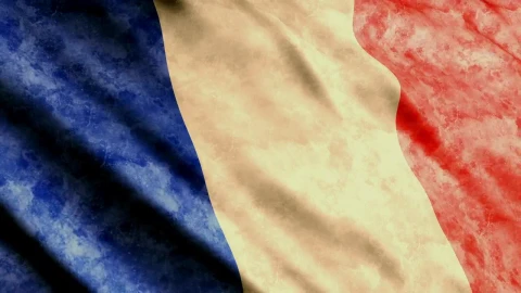 Stock Footage Worn France Flag Waving Full Screen Live Wallpaper Free - Free Live Wallpaper