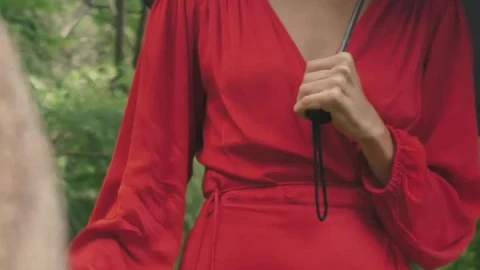 Stock Footage Woman With Umbrella In Nature In The Rain Live Wallpaper Free - Free Live Wallpaper
