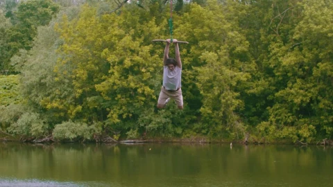 Stock Footage Young Man On A Lake Swing Live Wallpaper Free - Free Live Wallpaper