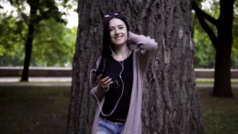 Stock Footage Woman Dancing Next To A Tree Live Wallpaper Free - Free Live Wallpaper