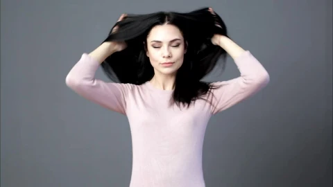 Stock Footage Woman Playing With Her Hair Live Wallpaper Free - Free Live Wallpaper