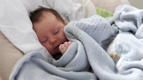 Stock Footage Young Baby In Blankets Live Wallpaper Free - Free Live Wallpaper