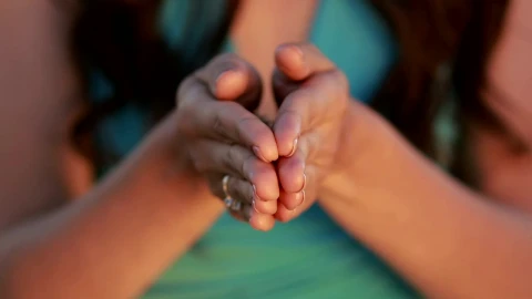 Stock Footage Woman Holding Grain In Her Hands Live Wallpaper Free - Free Live Wallpaper