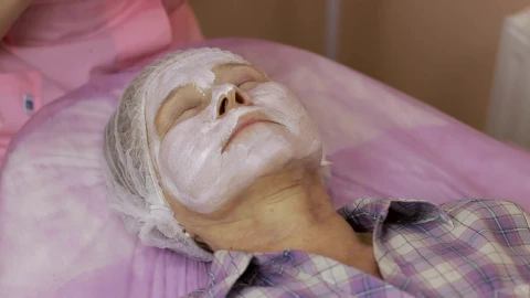 Stock Footage Woman Having A Face Treatment Applied Live Wallpaper Free - Free Live Wallpaper