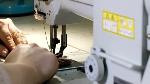Stock Footage Woman Using A Sewing Machine At Home Live Wallpaper Free - Free Live Wallpaper
