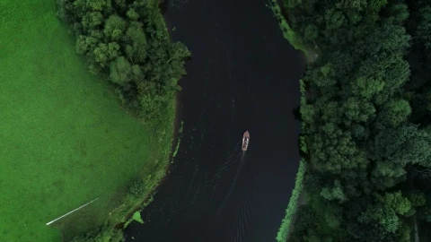 Stock Footage Wooden Boat Sailing In The River Live Wallpaper Free - Free Live Wallpaper