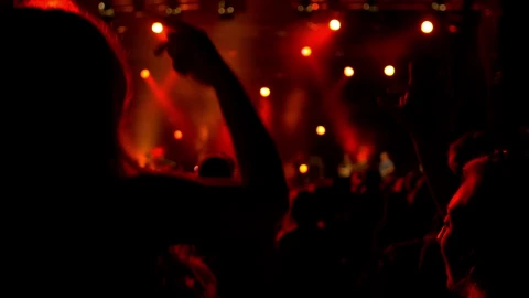 Stock Footage Young Women Jumping At The Concert Live Wallpaper Free - Free Live Wallpaper