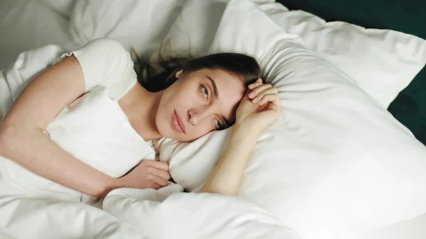Stock Footage Woman Wakes Up From Wonderful Dream And Smiles Live Wallpaper Free - Free Live Wallpaper