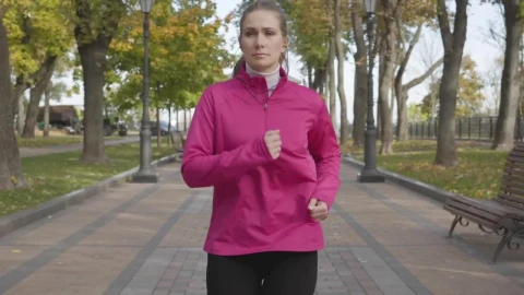 Stock Footage Woman Jogger Stops And Grabs Chest In Pain Live Wallpaper Free - Free Live Wallpaper