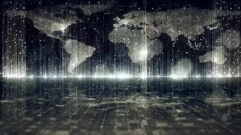 Stock Footage World Map In A Digital World Live Wallpaper Free - Free Live Wallpaper