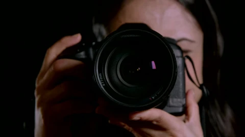 Stock Footage Woman Using A Camera Live Wallpaper Free - Free Live Wallpaper