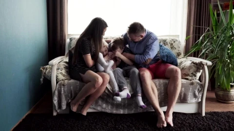 Stock Footage Young Family Having Fun Together Live Wallpaper Free - Free Live Wallpaper