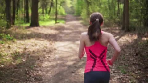 Stock Footage Woman Running Down A Country Path Live Wallpaper Free - Free Live Wallpaper