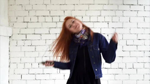 Stock Footage Woman Dancing With Her Phone Live Wallpaper Free - Free Live Wallpaper