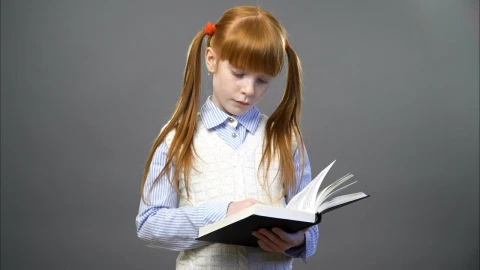 Stock Footage Young Girl With An Open Book Live Wallpaper Free - Free Live Wallpaper