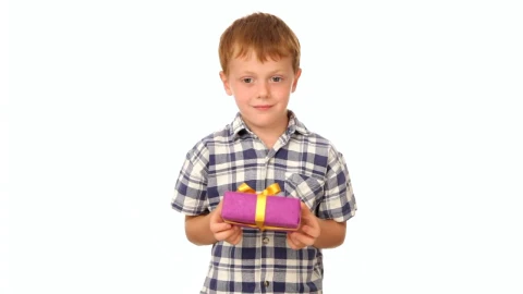 Stock Footage Young Boy Holding A Gift Live Wallpaper Free - Free Live Wallpaper