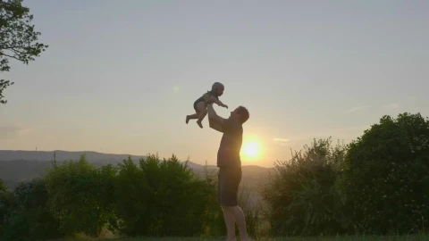 Stock Footage Young Baby Being Raised In The Air Live Wallpaper Free - Free Live Wallpaper