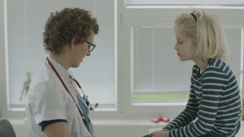 Stock Footage Young Boy Speaking To A Doctor Live Wallpaper Free - Free Live Wallpaper