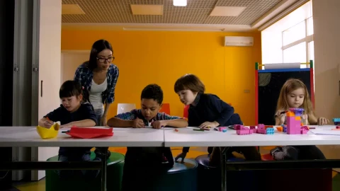 Stock Footage Young Children At School Live Wallpaper Free - Free Live Wallpaper