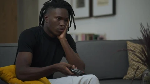 Stock Footage Young Man Upset And Frustrated Receiving A Message Live Wallpaper Free - Free Live Wallpaper