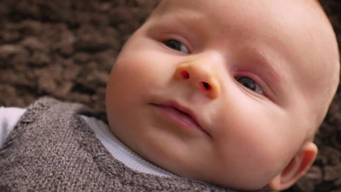 Stock Footage Young Baby Laying On The Floor Live Wallpaper Free - Free Live Wallpaper