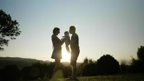 Stock Footage Young Parents With Their Child Live Wallpaper Free - Free Live Wallpaper