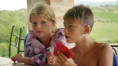Stock Footage Young Children Playing With Cards Live Wallpaper Free - Free Live Wallpaper