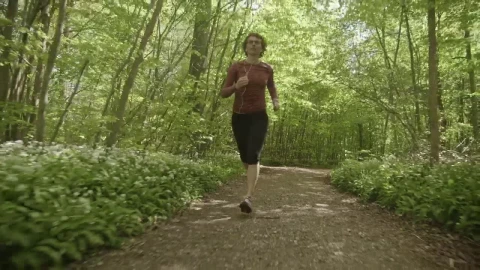 Stock Footage Woman Running Towards The Camera Live Wallpaper Free - Free Live Wallpaper