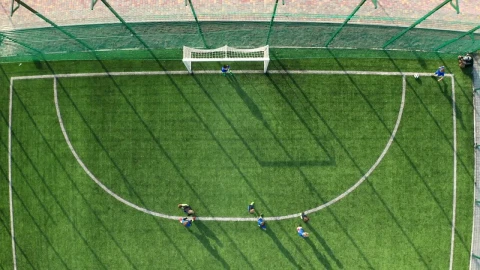 Stock Footage Young Players Scoring A Goal Live Wallpaper Free - Free Live Wallpaper