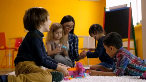 Stock Footage Young Children Playing Together Live Wallpaper Free - Free Live Wallpaper