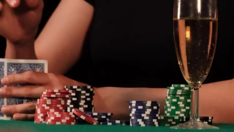Stock Footage Woman Playing Cards Betting A Few Chips Live Wallpaper Free - Free Live Wallpaper