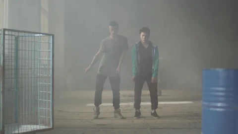 Stock Footage Young Hip Hop Dancers In An Abandoned Building Live Wallpaper Free - Free Live Wallpaper