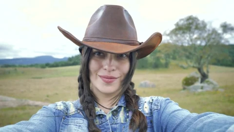 Stock Footage Woman Making Faces At The Camera With A Countryside Background Live Wallpaper Free - Free Live Wallpaper
