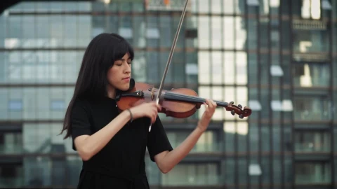Stock Footage Woman Playing Violin Live Wallpaper Free - Free Live Wallpaper