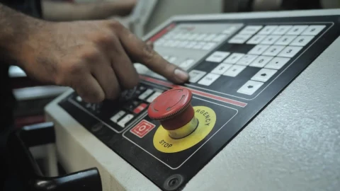 Stock Footage Worker Operating An Industrial Lathe Live Wallpaper Free - Free Live Wallpaper